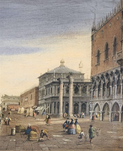 Coppia di magnifiche vedute di Venezia